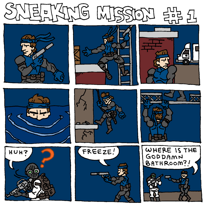 sneaking mission comics #1