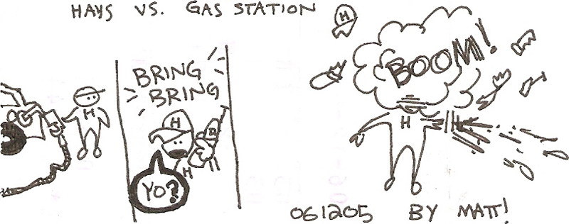 hays vs. gas station