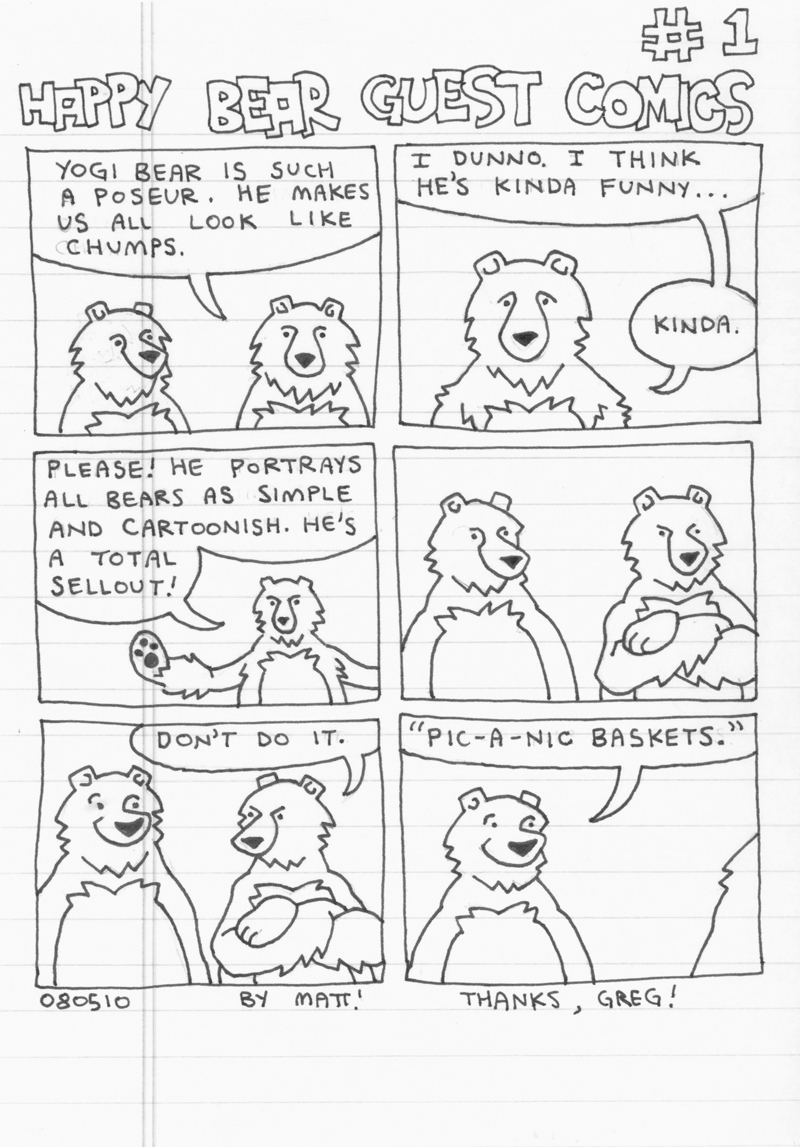 happy bear guest comics #1