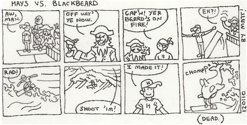 hays vs. blackbeard