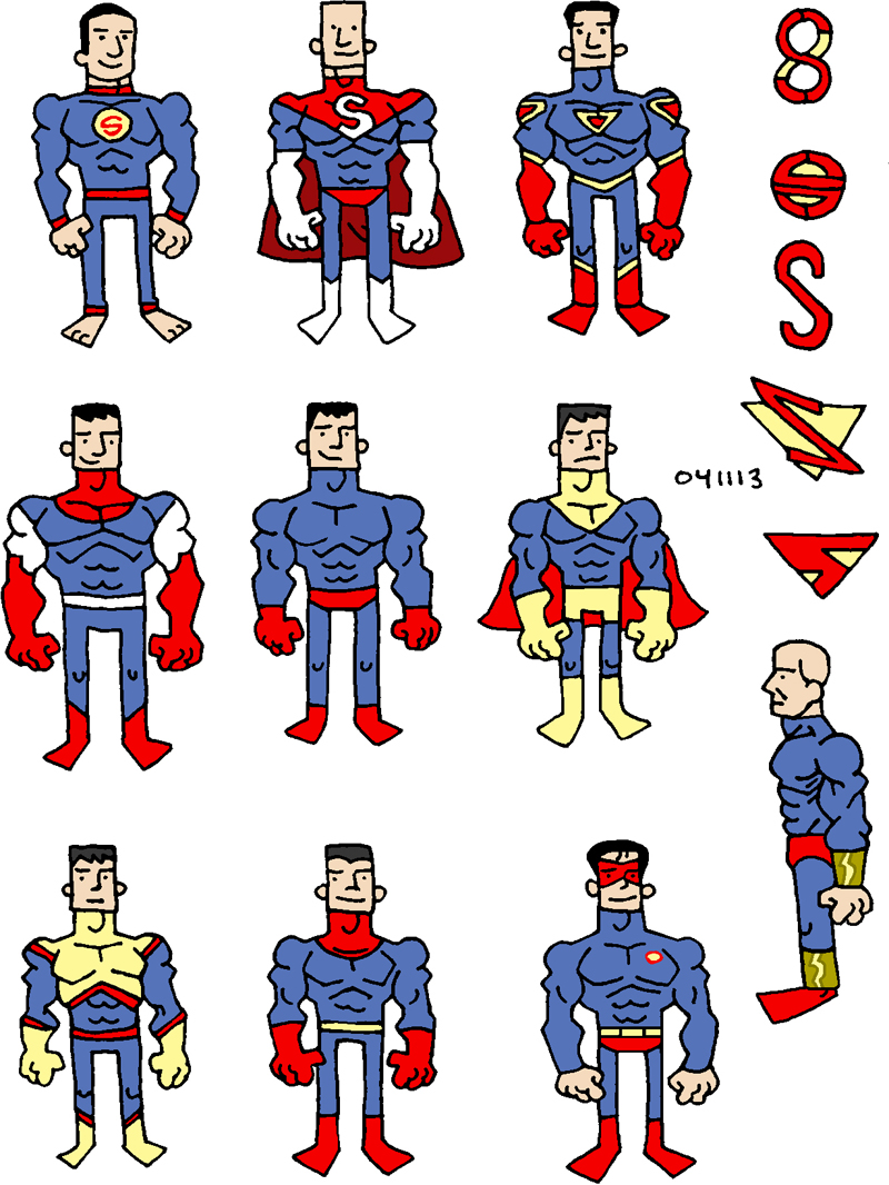 superman redesigns