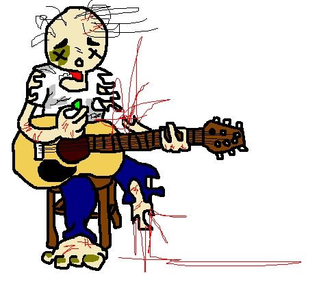 guitar zombie